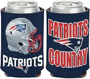 WinCraft New England Patriots Can Cooler Stubby Holder Slogan Design