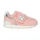 NEWBALANCE 女小童運動休閒鞋-WIDE-996系列 NB 寬楦 珊瑚橘白銀