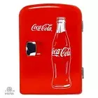Coke Portable Mini Fridge 6 Can Mini Cooler 120V/12V DC Home Car Coca Cola