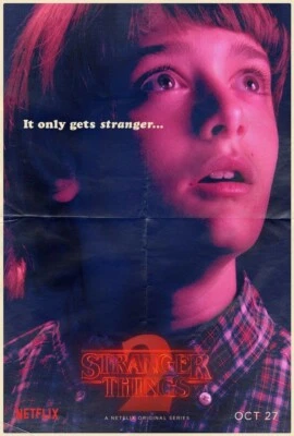STRANGER THINGS series poster 1 - glossy A4 print