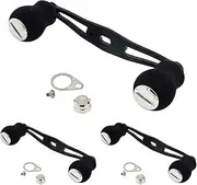 UCCKEYI 3Packs Fishing Reel Handle, Replacement Fishing Baitcast Reel Handle Rocker with EVA Handle Grip for Abu Garcia Daiwa Baitcasting Reel Black