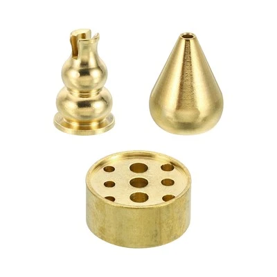 Coil Incense Holder 3pcs Brass Incense Stick Holder Burner Base 3 Type