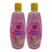 2-In-1 Baby Shampoo & Conditioner - Classic Formula, 15oz. (443ml) (Pack of 2)