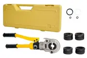 Hydraulic Pipe Crimper Plier Set Tube Plumbing Tool with Crimping Dies for Metal Pipe