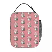 c508 Funky Apeach Lunch Bags Insulated Lunch Tote Waterproof Bento Box Resuable Picnic Bags for Woman Work Children School k508