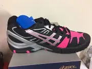 Asics Women's Gel-Resolution 5 Tennis Shoe Black/Hot Pink