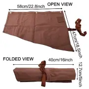 Robust Multi Pocket Waxed Canvas Organizer Designed for Tools and Accessories