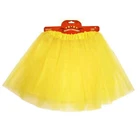 Yellow Tulle Tutu Skirt Adult Costume 1980s Sports Supporter 40cm