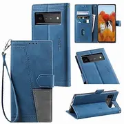 Phone Case For Pixel 8 Pro Pixel 8 Pixel 7 Pixel 7 Pro Pixel 6 Pixel 6 Pro Wallet Case with Stand Holder with Wrist Strap Card Slot Retro TPU PU Leather