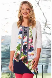 Art Attack Splice Cardi--CLA-12514