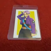 Bam Box Anime Future Trunks Dragon Ball Manga Unique Sketch RARE