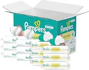 Pampers Baby Wipes, Sensitive Water Based Baby Diaper Wipes, Hypoallergenic and Unscented, 1008 Total Wipes (Packaging May Vary)