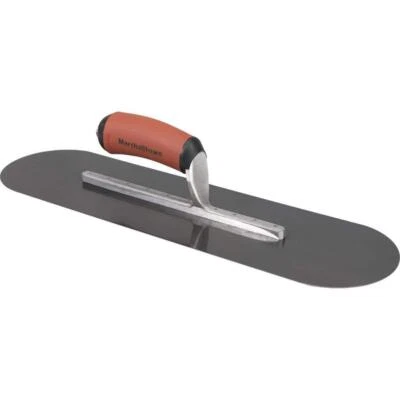 Marshalltown Concrete+Cement+Masonry 18''X5'' Blue Steel Pool Durasoft Handle
