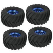 4Pcs 1/10 Scale Monster Truck Tires RC Car Tire And Wheels For 1/10 Remote WP