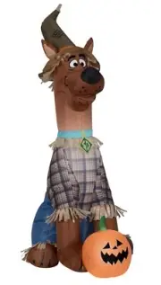 Scooby Soo Scarecrow Halloween Thanksgiving Inflatable By Gemmy