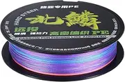 uxcell Braided Fishing Line, 109 Yards 0.28mm Dia Abrasion Resistant Colored Fishing Line for Saltwater/Freshwater/Ice Fishing, 8 Strand Super Strong Zero Stretch [Multicolor]
