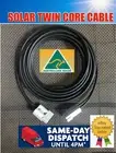 10m Twin Core 6mm2 Solar cable Extension with anderson style plugs camping 4x4