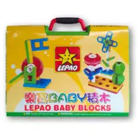 在飛比找momo購物網優惠-【LEPAO 樂寶】潛能開發積木-BABY版