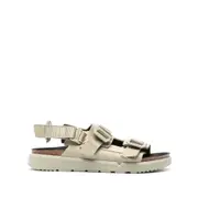 [Birkenstock] Birkenstock Shinjuku Sandals 40 IT GREEN/NEUTRALS
