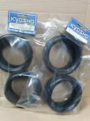 KYOSHO 1/8 Micro block hard tires 2 pairs unused BSW-47H RARE !