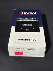 Radial HotShot 48V Condenser Microphone Switcher