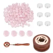 Wax Seal Kit, 150 Wax Beads, Candles, Clear Pink