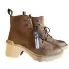SOREL Hi Line Heel Lace Block Heel Boot in Brown New in Box Size 9