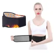Heating Lower Back Brace Back Support Belt for Pain Relief Heated Back Brace ...