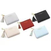 Women Wallet Short Small Coin Purse Ladies Folding Card Card Holder Leather