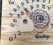 Ouija Board Wood Pagan Wiccan Zodiac Signs Astrology Wheel Months Year Symbols