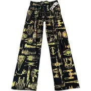 NWT Star Wars Gold / Bronze Spaceships Pattern Sleep Lounge Pajama Pants Size M