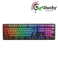 在飛比找PChome24h購物優惠-Ducky One3 Aura black100% RGB 