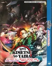 Kimetsu no Yaiba Sea. 1-4 + Mugen Arc + 2in1 Movie + MV | DVD | Dual Audio