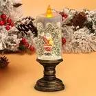 Glitter Candles Realistic Flameless Festive Christmas Led for Holiday