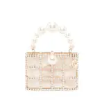 [Rosantica] Rosantica Holli Faux Pearl-embellished Mini Bag ONE SIZE GOLD