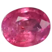 0.91 Ct. Unheated Lustrous Red Natural Ruby WITH GLC CERTIFY