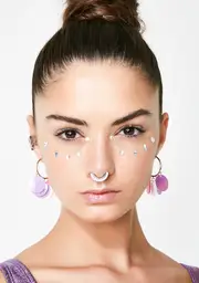 Sweet Celestial Fairy Metallic Earrings