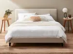 Cara Bed Frame - Double / Cream