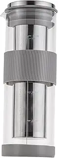 [Generic] Cold Brew Coffee Maker, Iced Tea Pitcher with Stainless Steel Mesh Filter, Leakproof Iced Coffee Maker for Tea Brewer, 800ml