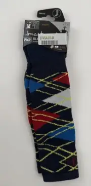 Smartwool PhD SL Ski Socks Mens Medium Merino Wool Argyle Pattern Performance
