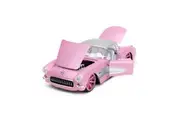 Jada 1:24 Scale Pink Slips Chevrolet Corvette 1957 Diecast Car Toy Model