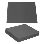 12x12x0.1" Chipboard Sheets 10Pcs 100PT Thick Book Board Binders Board, Black