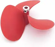 QONXIX RC Boat Propeller 3-Blades 140mm 8mm Shaft Nylon Propeller, for RC Tug Fishing Bait Boat DIY Raft Surf Board RC Boat Propellers