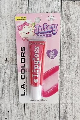 SweetConfection LipGloss Scented ShinyShimmeryMoisturizingJuicyCakes LA Colors