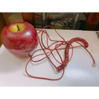 在飛比找蝦皮購物優惠-家居二手* 時尚造型蘋果家用有線電話· 蘋果迷·水果造型· 