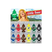 Little Trees 60 Card Assorted Air Fresheners - Individually Packaged Easy Storag