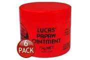 6 x LUCAS PAPAW OINTMENT PAW PAW CREAM CRACKED SKIN DRY LIPS CHAFING CUTS 75g