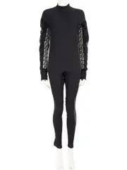 Black FF Logo Jumpsuit