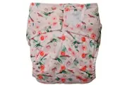 Nestling: Sassy Simple Nappy Cover - Pink Hummingbird
