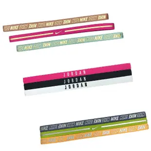 【NIKE 耐吉】頭帶 METALLIC HEADBANDS 3PK 2.0 髮帶 3入組 N00027559(共三款)